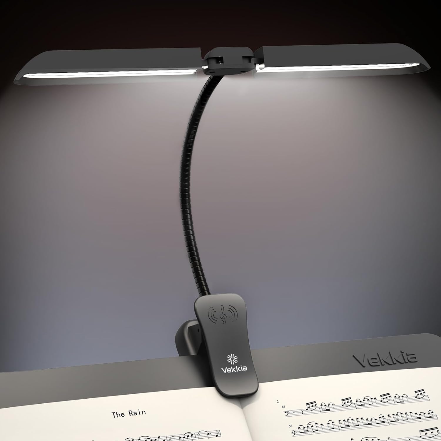 Thumbnail 6 de Vekkia Lampe rechargeable pour pupitre de musique – lumière LED pour piano