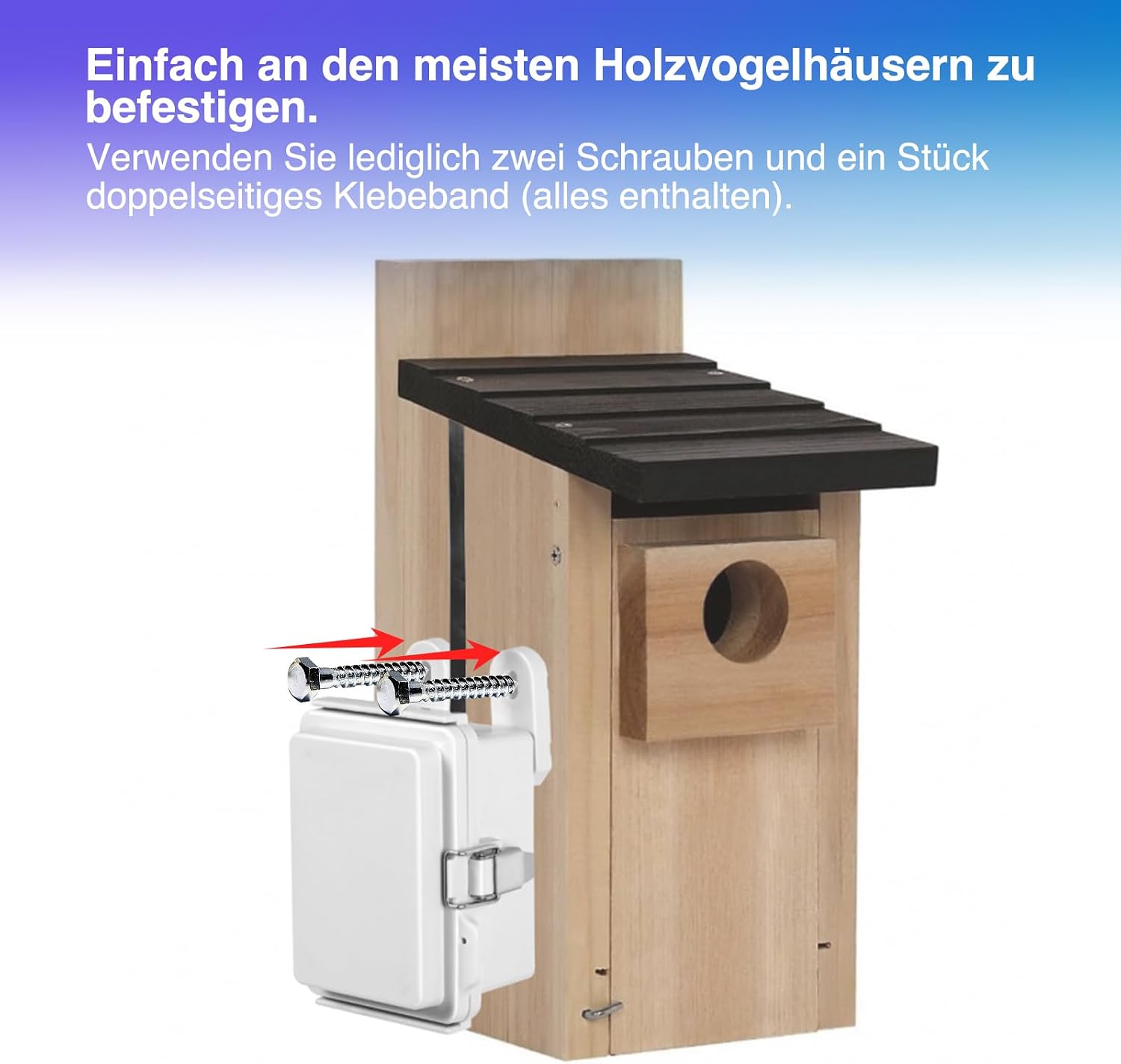 Thumbnail 5 de WIWACAM WLAN Solar Kamera für Nistkästen 256 GB kompatibel