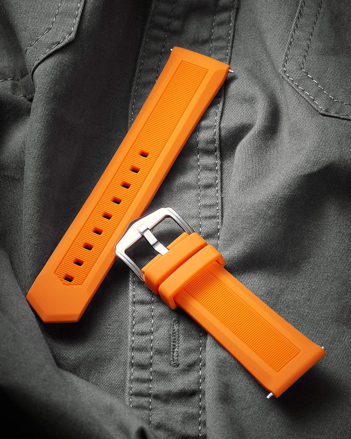 Thumbnail 1 de BINLUN Silikon-Uhrenarmbänder (12–28 mm) – sportlich, flexibel und atmungsaktiv als Ersatzband