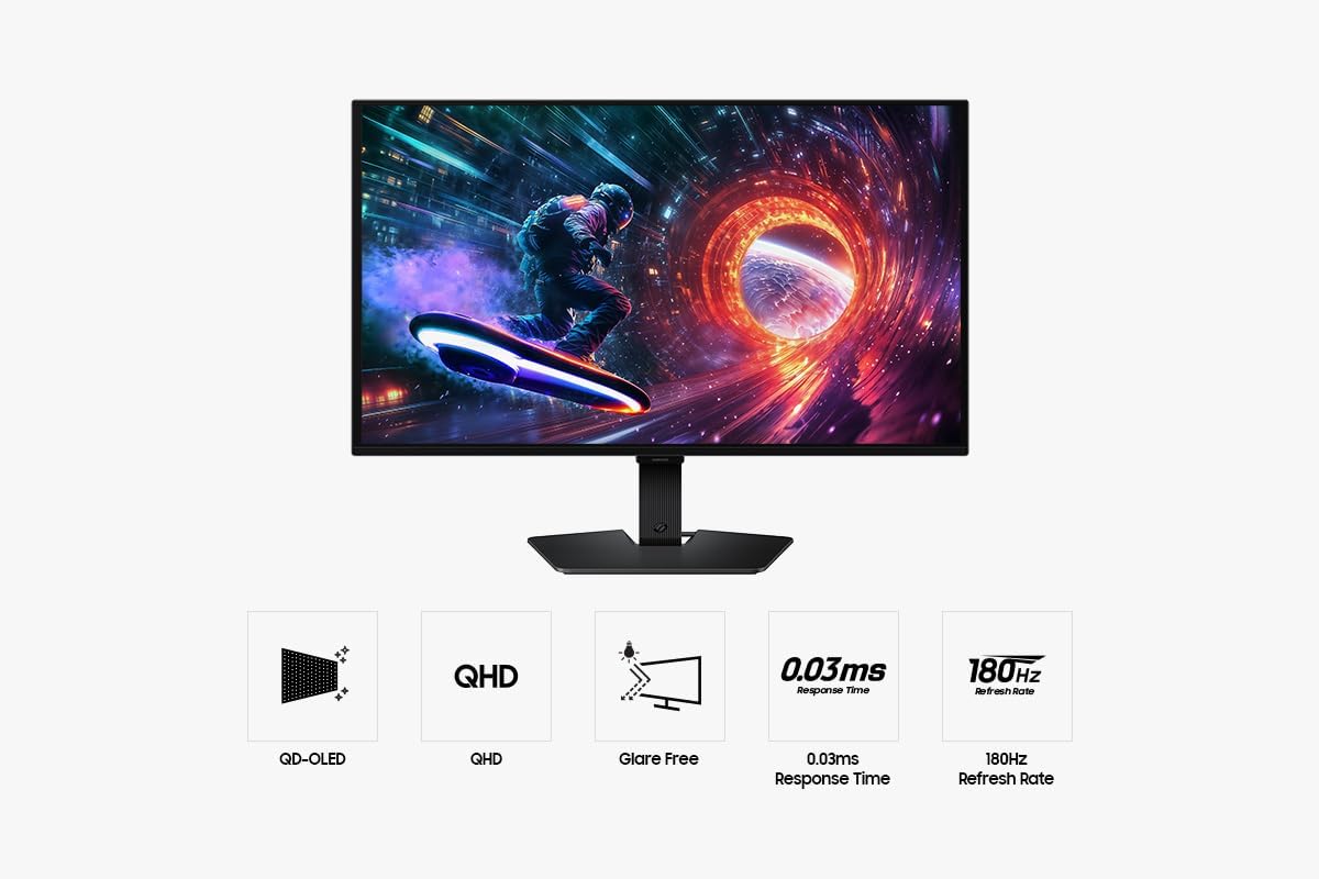 Thumbnail 1 de Samsung Odyssey G5 OLED LS27FG502SUXXU 27" Gaming Monitor