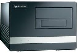 Detalle de SilverStone SST-SG02B-F USB 3.0 – czarna obudowa SFF Micro ATX ze stali