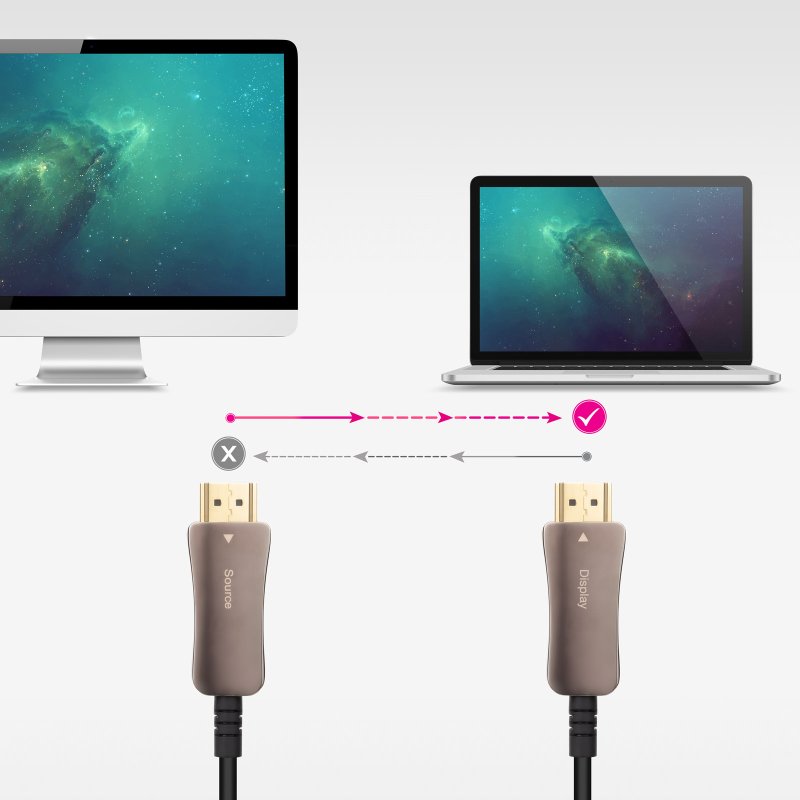 Thumbnail 2 de Nanocable Cable HDMI 2.1 AOC 50 m Negro