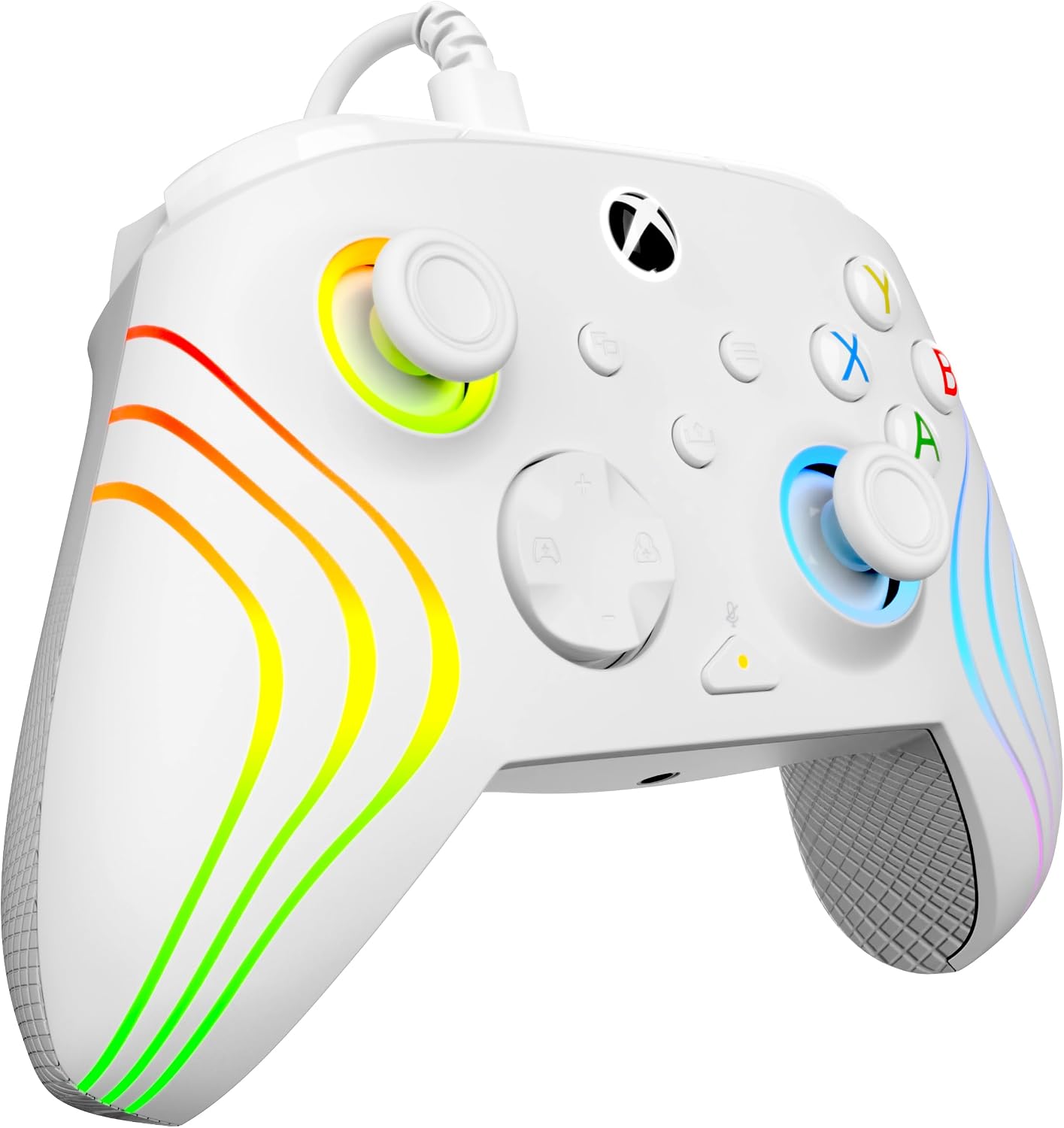 Detalle de Turtle Beach Afterglow Wave Controller Blanc, maquette de jeu RGB pour Xbox Series XS, Xbox One et Windows ⚙