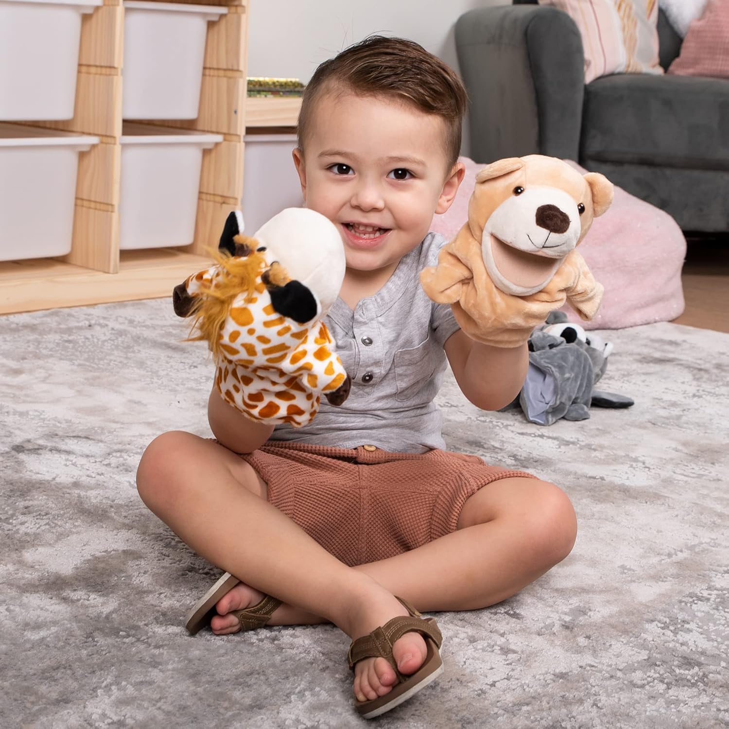 Thumbnail 6 de JOYIN 6er Tier-Handpuppenset 22,9 cm