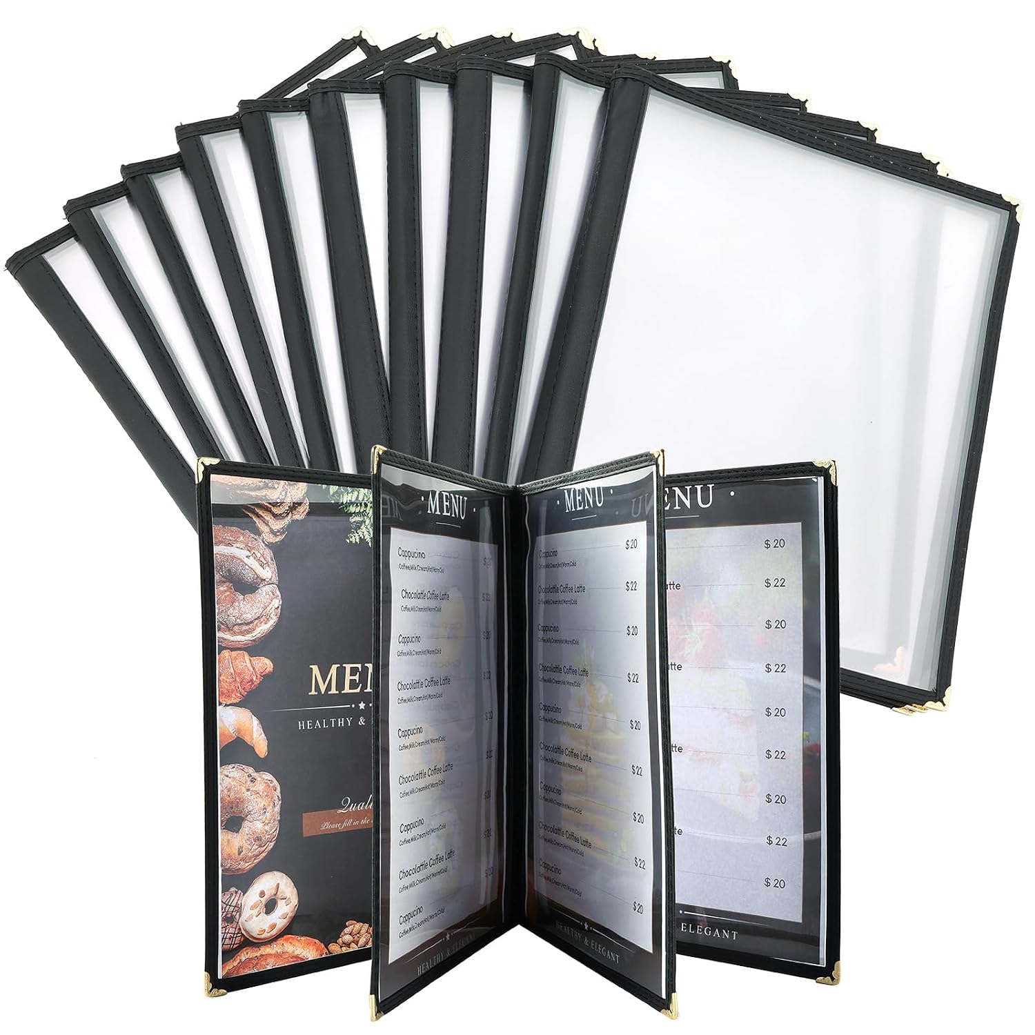 Thumbnail 6 de AMGSH Menu Covers, 8.5 x 11 Inch