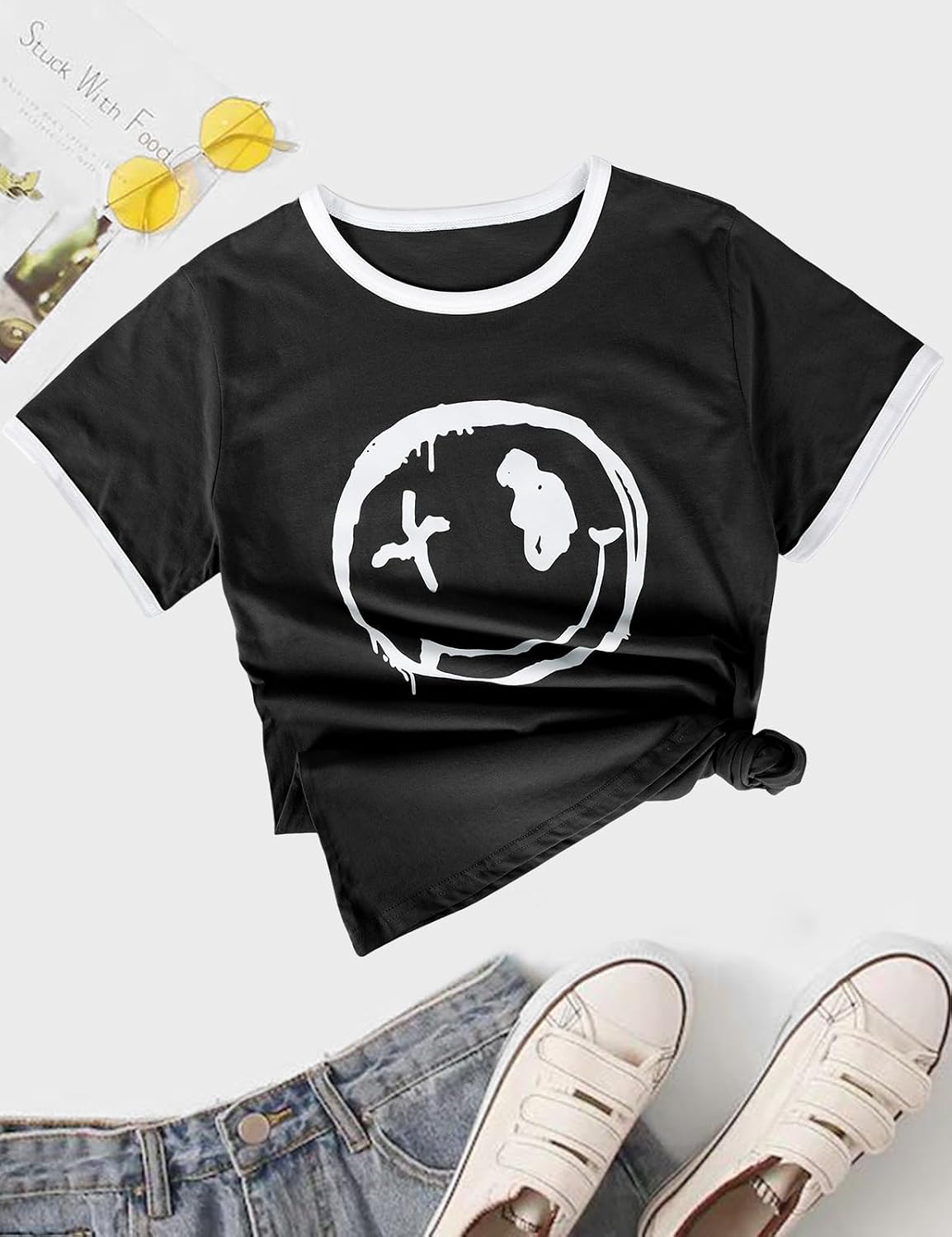 Thumbnail 2 de heekpek Camiseta Mujer Manga Corta Verano