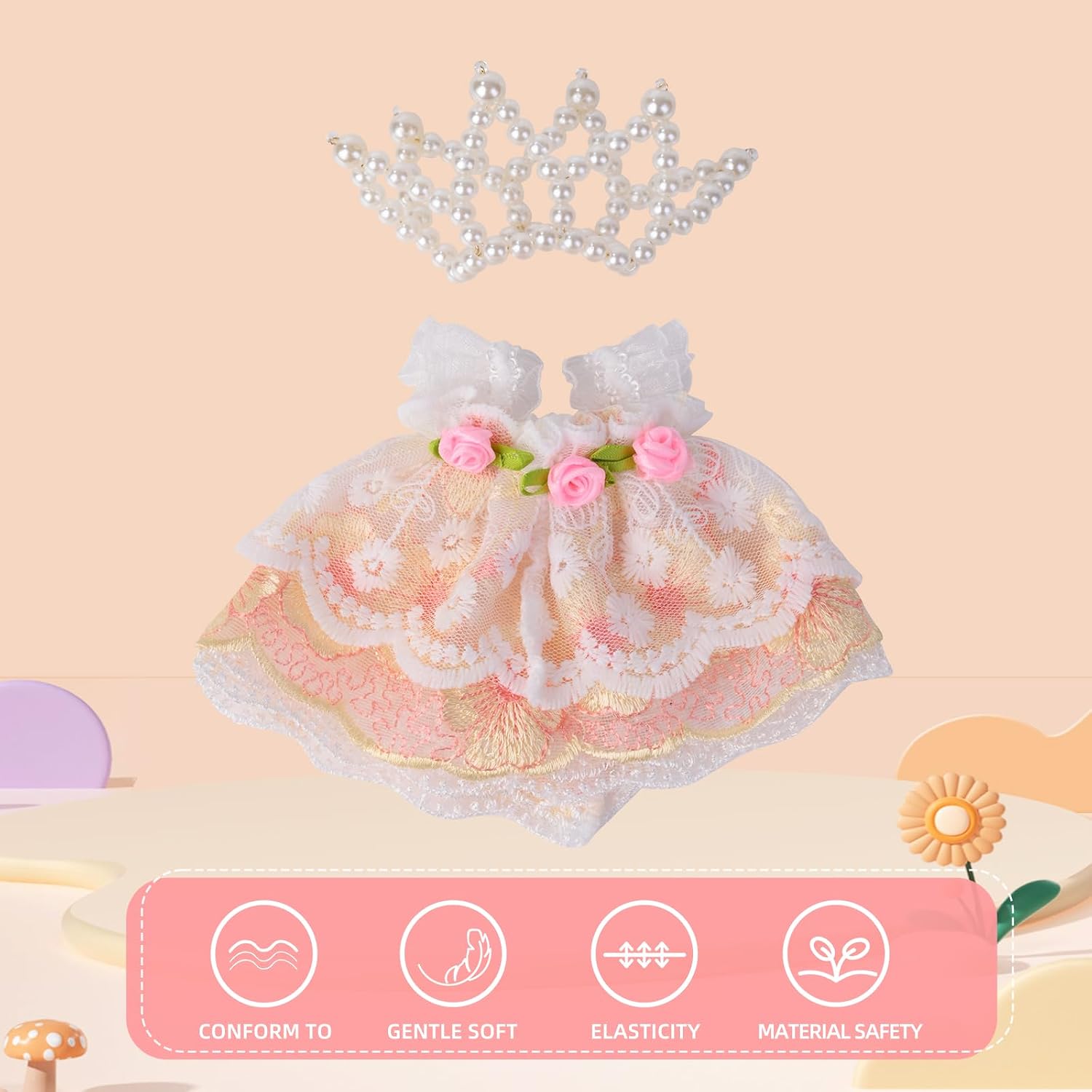 Detalle de Doll Outfit Set for 17 cm Dolls