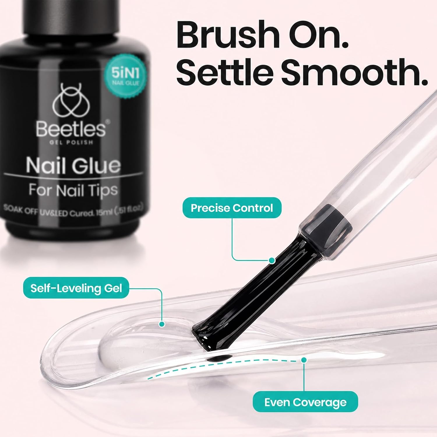 Thumbnail 4 de beetles Gel Polish Nail Glue Kit 0.5 fl oz