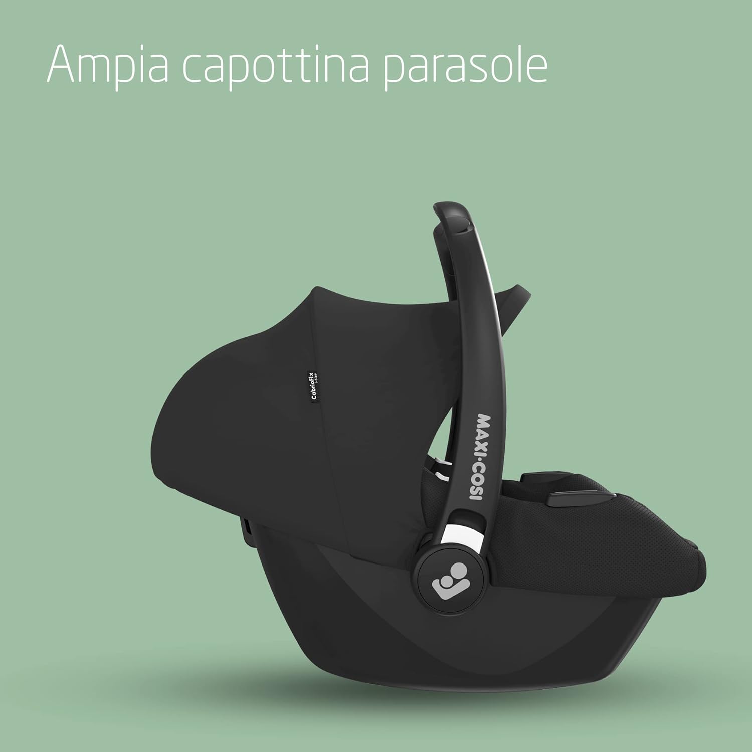 Detalle de Maxi-Cosi CabrioFix i-Size: seggiolino neonato 0-12 mesi, leggero e versatile