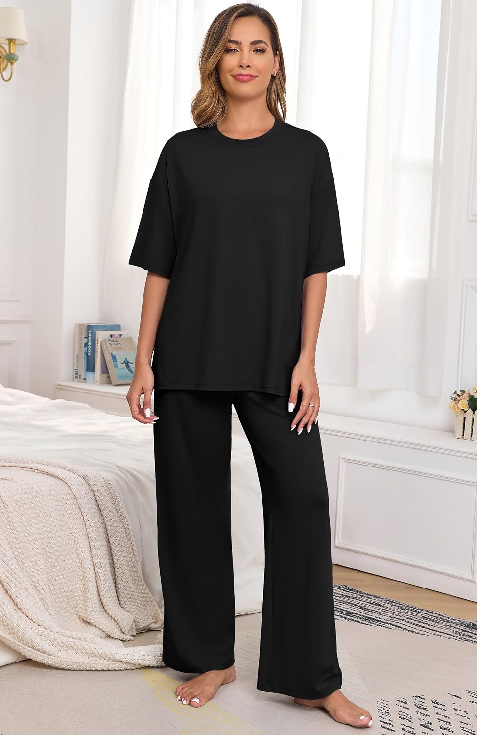 Detalle 2 de PrinStory Women's Pajama Set 2-Piece