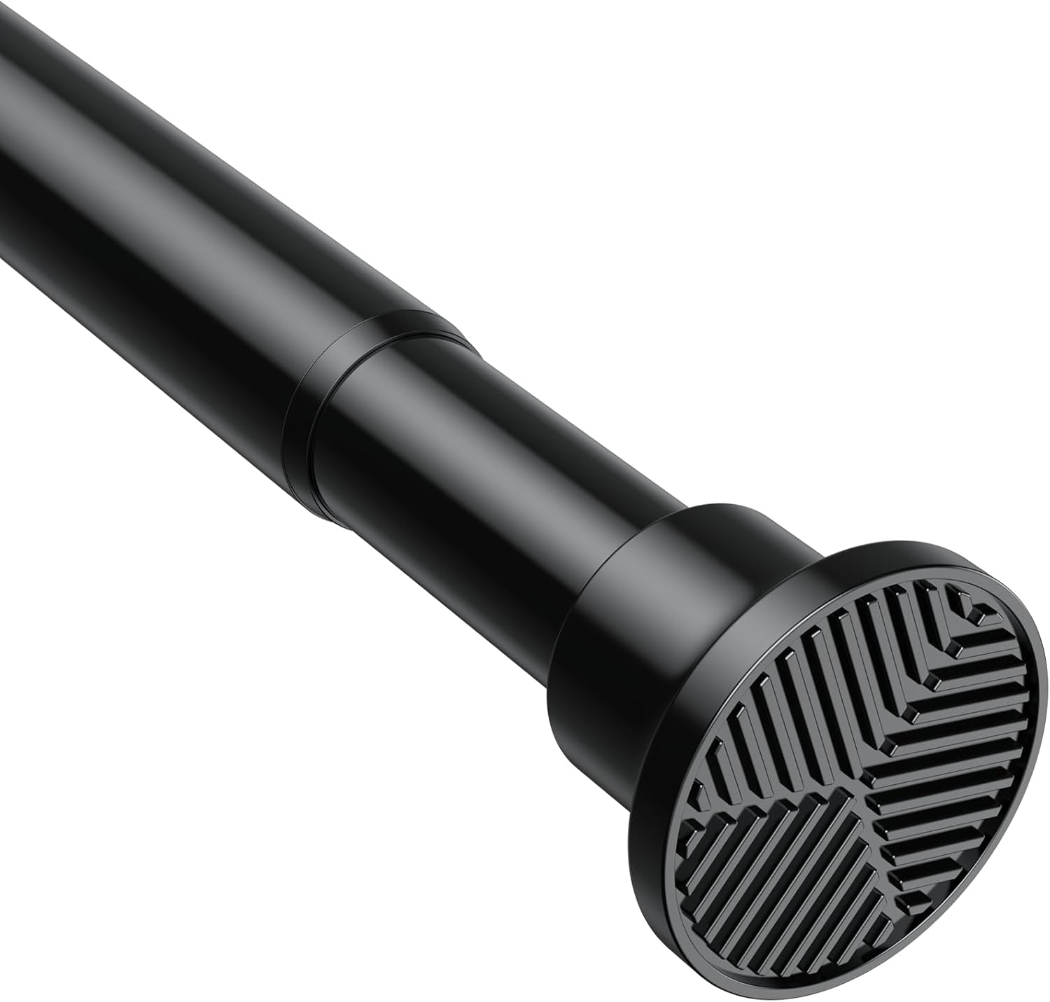 Detalle de BSYXLSX Bastone a pressione per tende nero 71–155 cm, Ø 25 mm