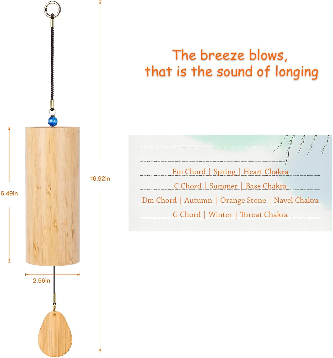 Thumbnail 1 de Deekec Bamboo Wind Chime, G Chord