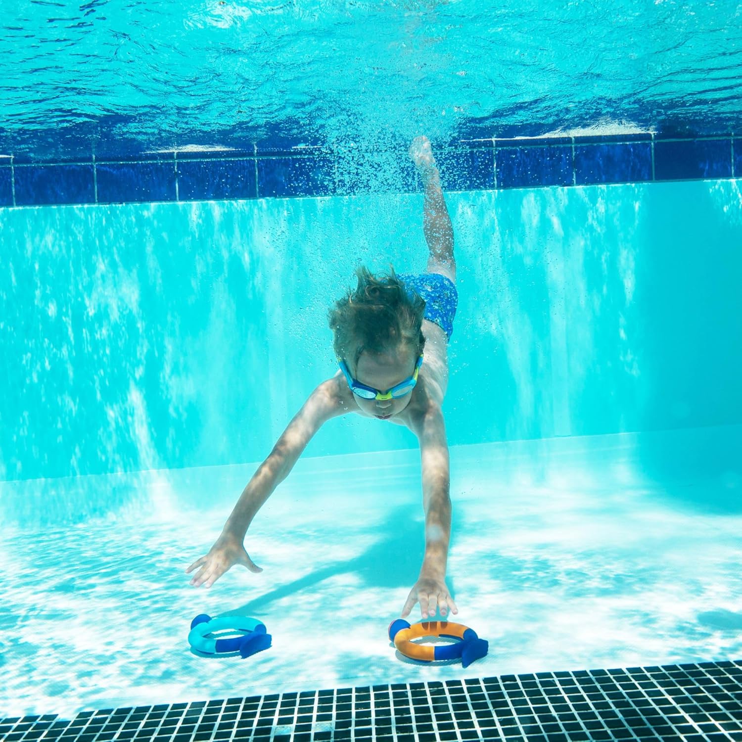 Detalle de Zoggs Zoggy Dive Rings – Pack de 3 pour enfants