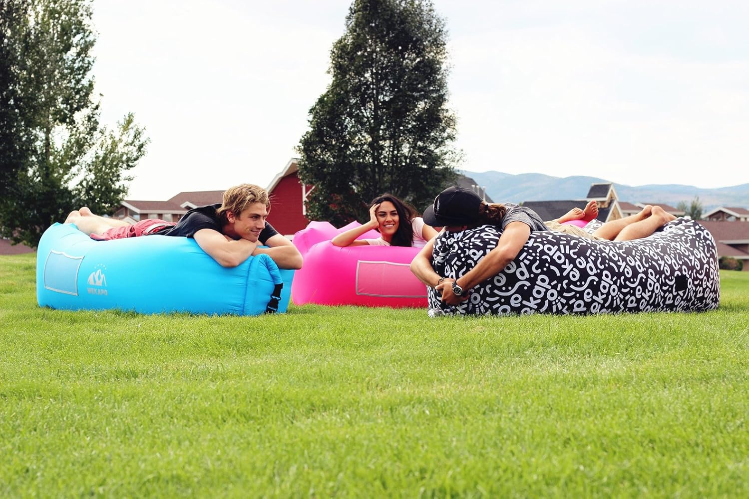 Thumbnail 3 de WEKAPO Inflatable Couch Air Lounger Chair (Portable Air Hammock) for Camping & Beach