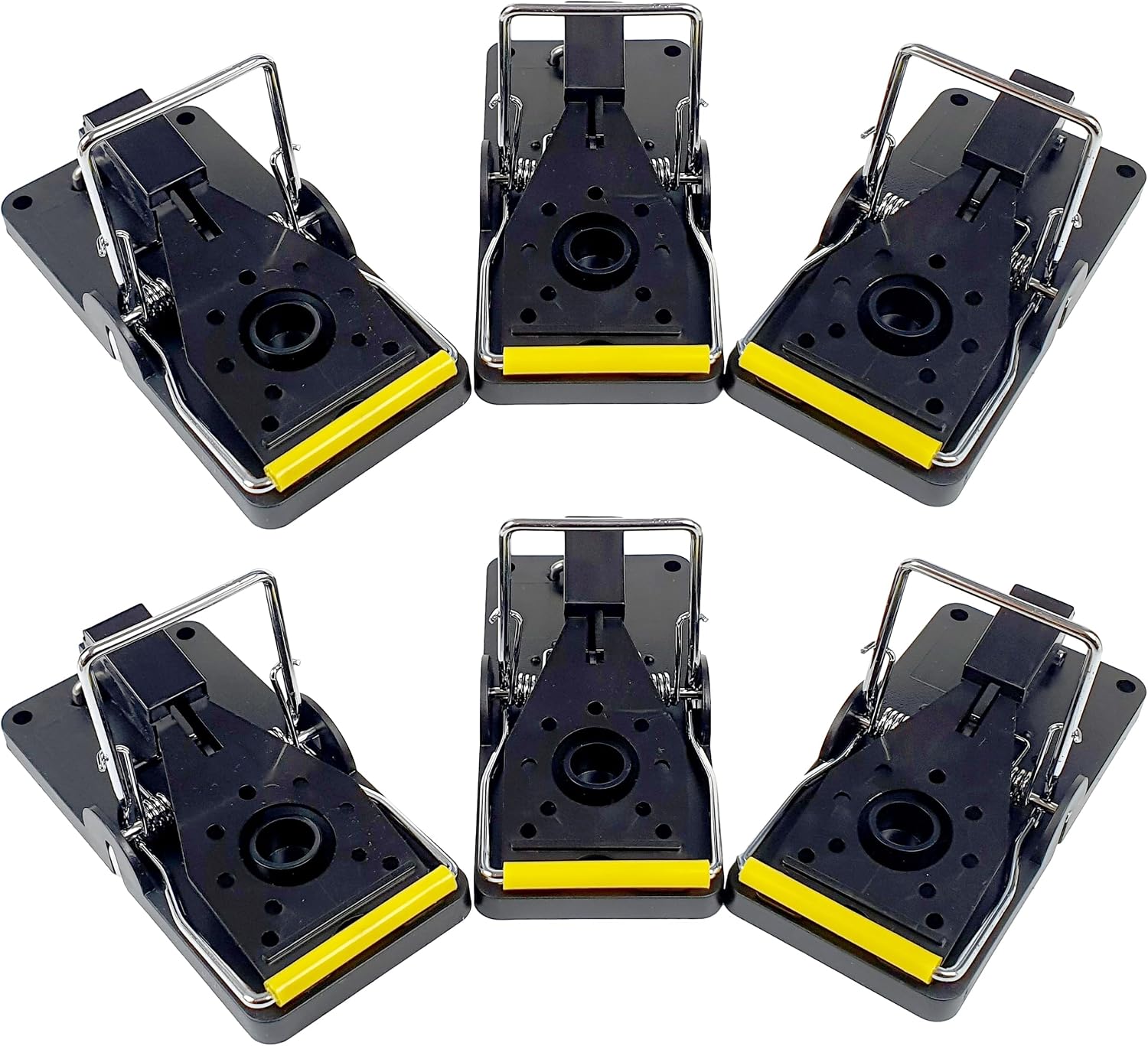 Roshield 6 Trappole per Topi: Trappole a Scatto Riutilizzabili e Sicure per Interni ed Esterni