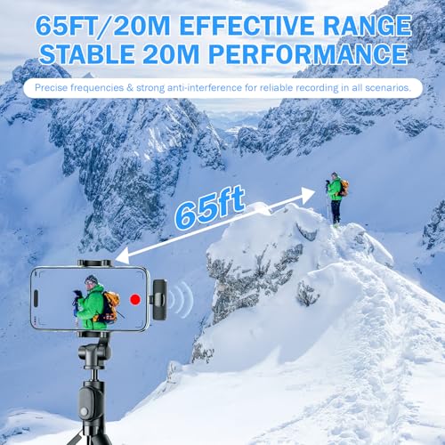 Thumbnail 3 de Micrófono Inalámbrico Solapa para iPhone iPad Android Ordenador, Mini Microfono Inalambrico para Movil,Micrófono Lavalier Inalámbrico Plug-Play Inalambrico, para Grabación de Vídeo, Vlogging, Tiktok