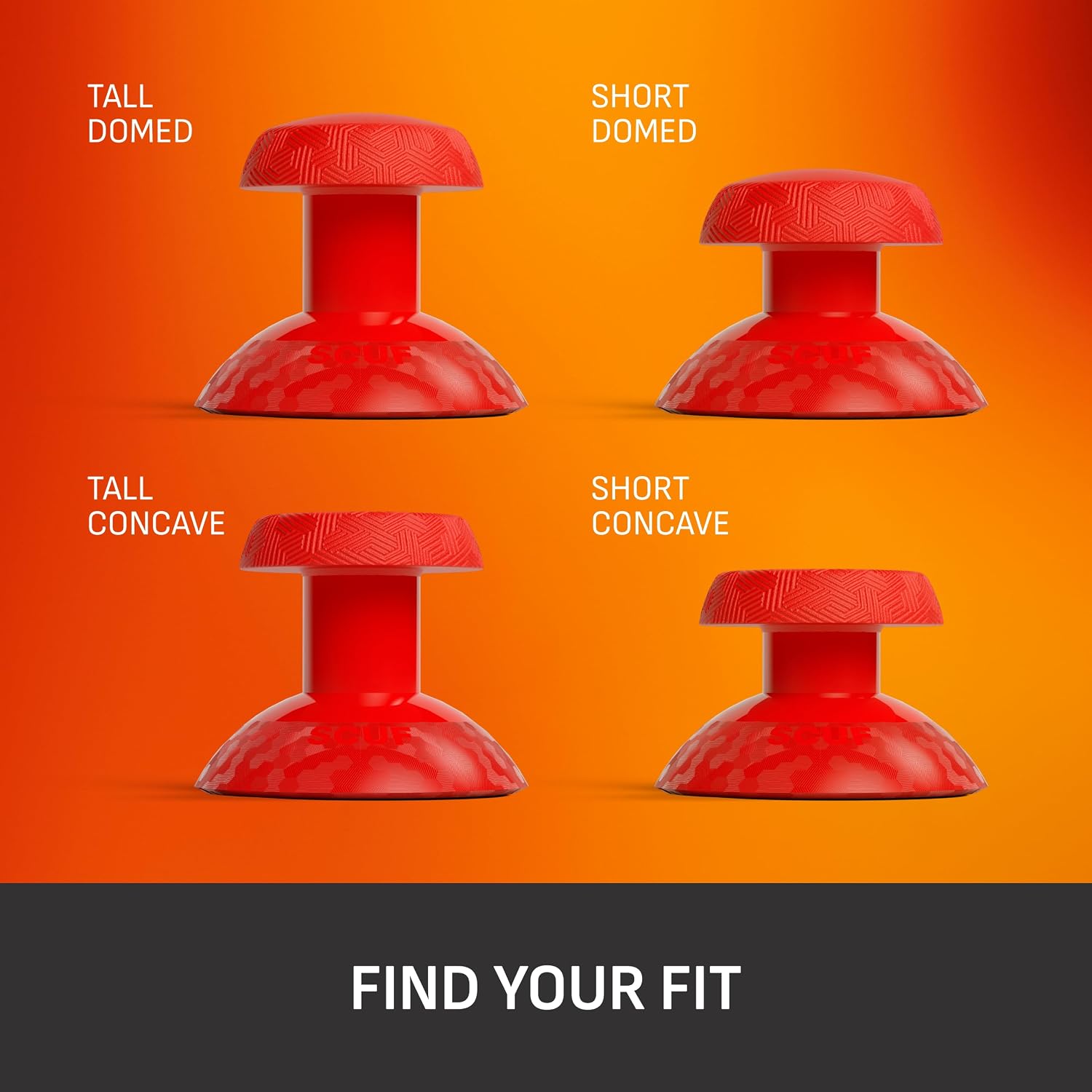 Thumbnail 1 de SCUF Valor Pro thumbstick kit red