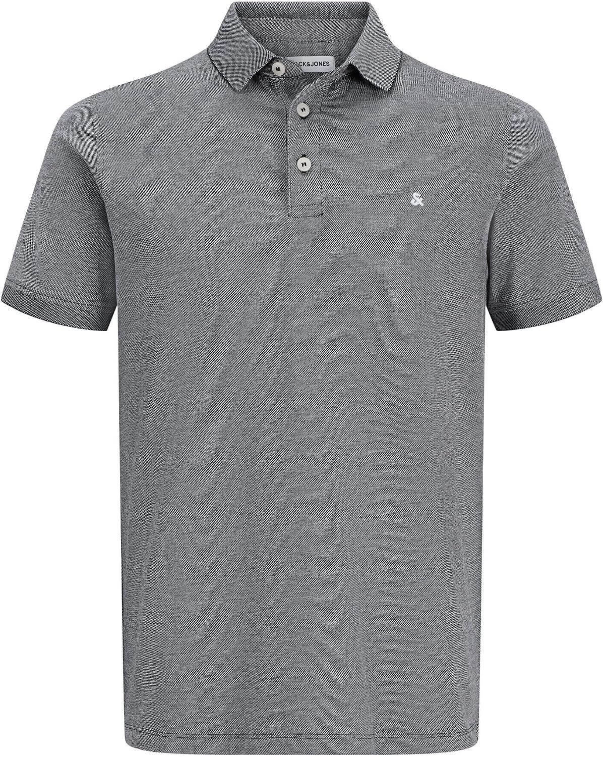 Detalle de Jack & Jones Jjepaulos Polo Ss Noos Polo, Hombre – Azul Marino/Amarillo