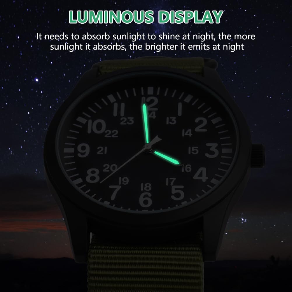 Thumbnail 4 de Vicloon Herren Armbanduhr reloj 45 mm