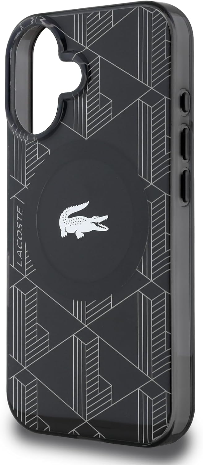 Detalle de CG Mobile LCHMP16SUBSK LACOSTE iPhone 16用ケース IML・MagSafe対応 ブラック