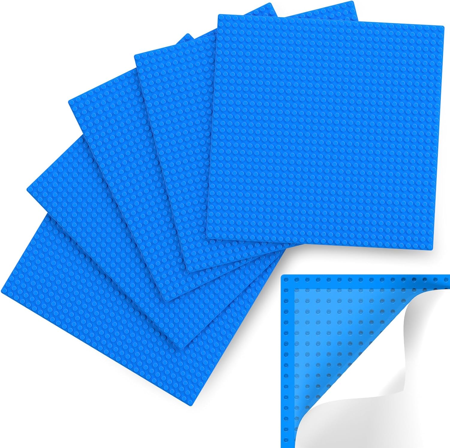 Thumbnail 6 de Pokiiulk Classic Baseplates Building Plates - Pack of 10, 10" x 10", Grey