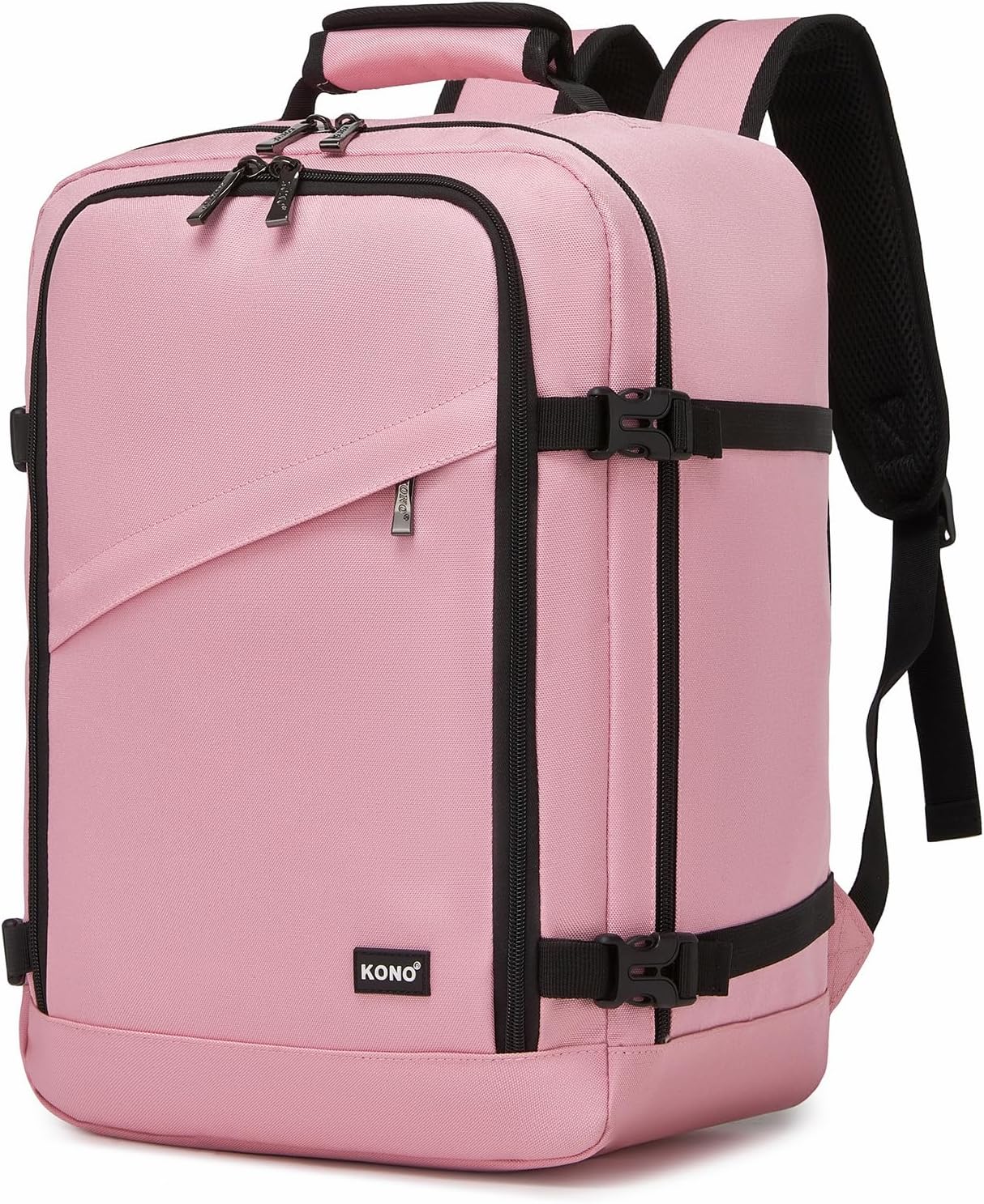 Thumbnail 6 de Kono Ryanair Cabin Bag 40x30x20cm Underseat Travel Backpack (Black)