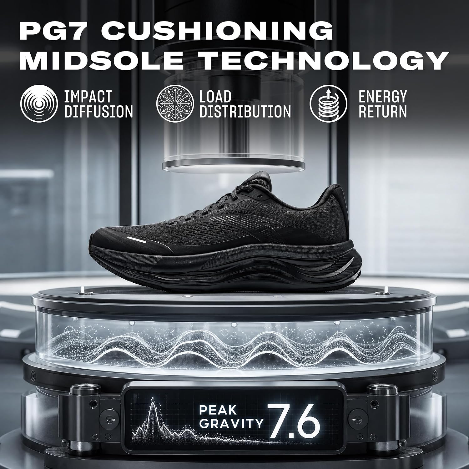 Detalle 2 de ANTA PG7 Running Shoes Cushioning Comfortable Athletic Sneakers