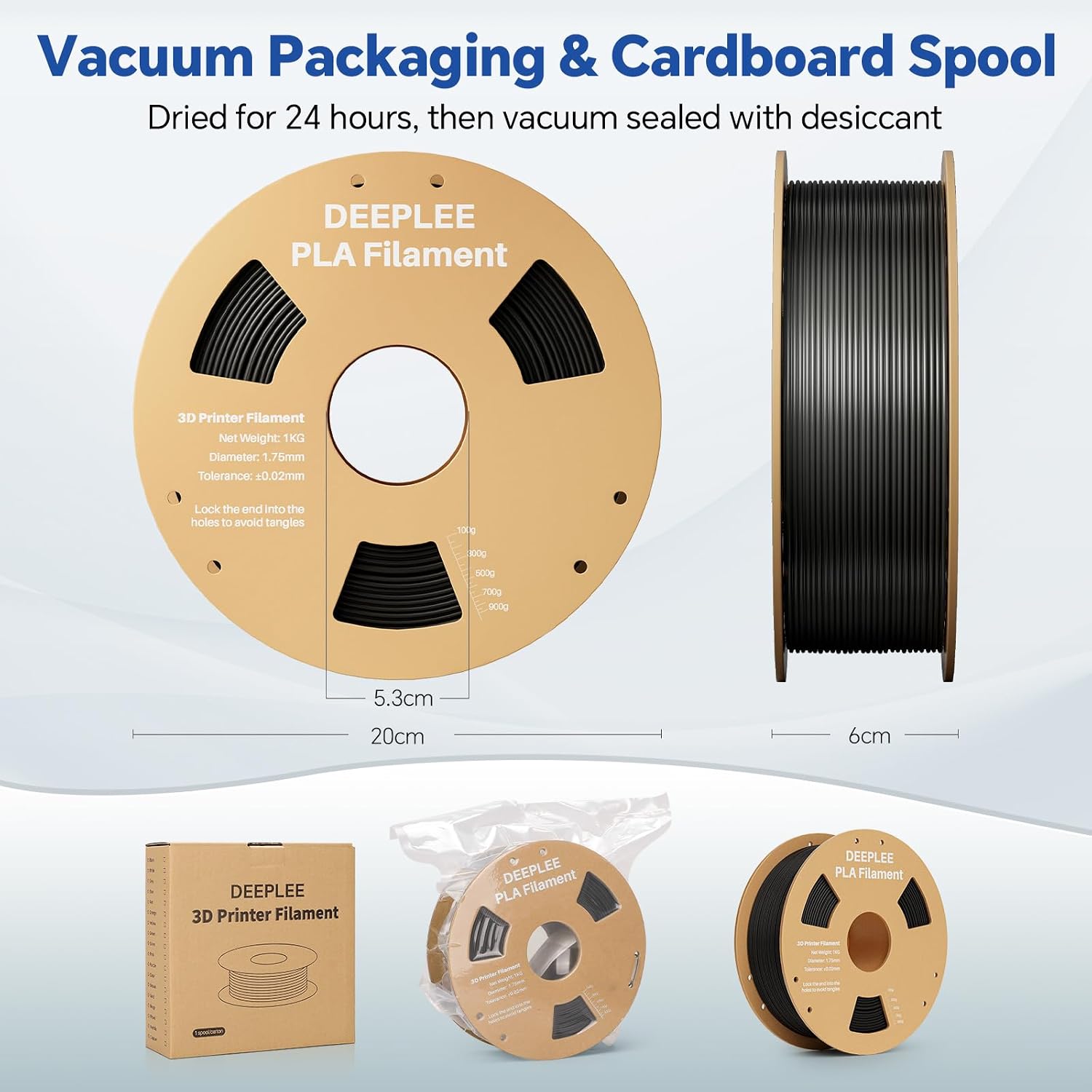 Thumbnail 5 de DEEPLEE PLA Filament 1.75mm 4kg