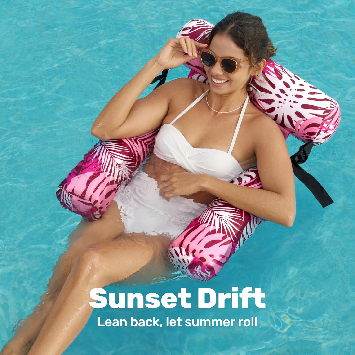 Thumbnail 2 de SLOOSH Pool Floats Chairs Adult: Inflatable Pool Lounge with Adjustable Support