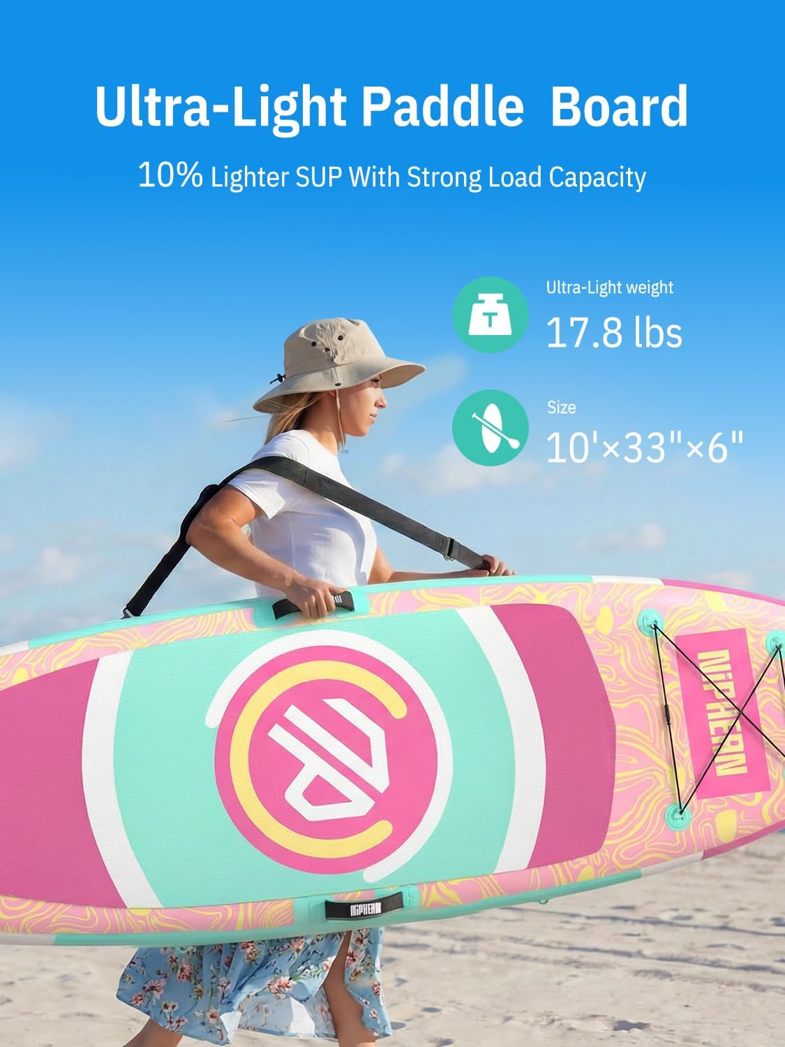 Detalle 1 de Niphean Ultra-Light Inflatable Paddle Board