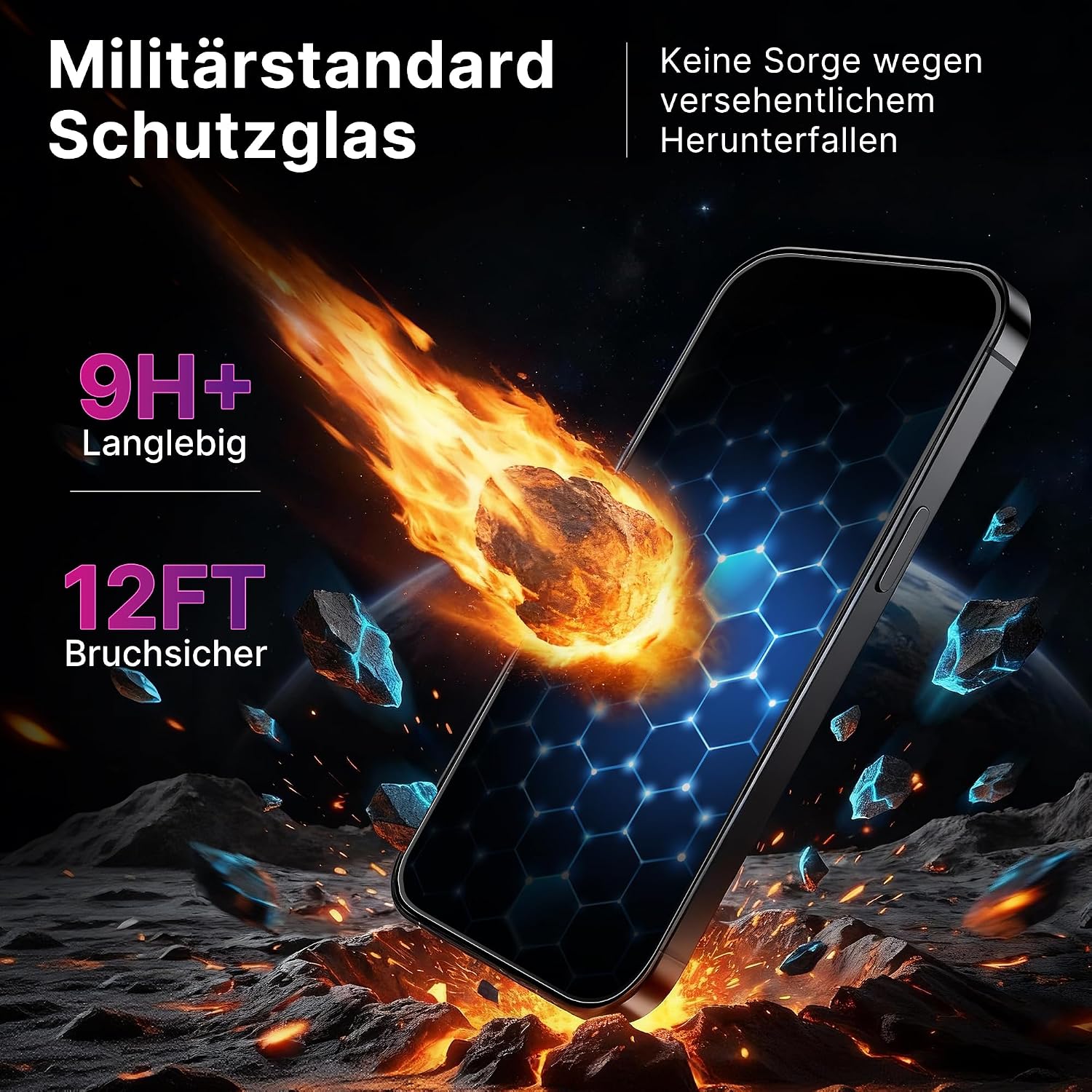Thumbnail 5 de TUFFGLAS Sichtschutz Panzerglas iPhone 15 Pro