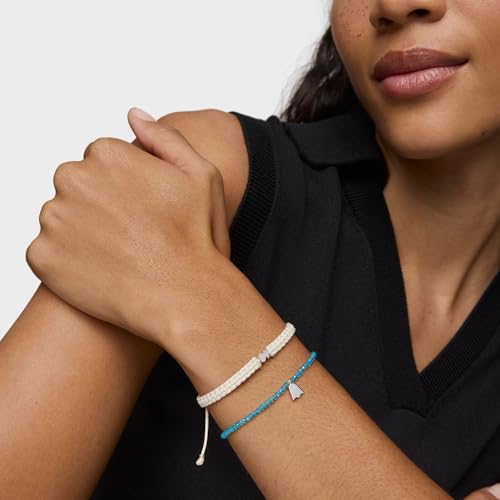 Thumbnail 4 de TOUS Pulsera Elástica Motivo Tulipán en Plata de Primera Ley con Bolas Facetadas de Apatito Neón (17 cm)