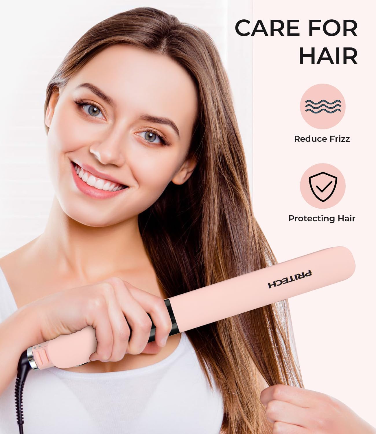 Thumbnail 6 de Titanium Hair Straightener with Floating Plates 230℃, 60min Auto Shut-Off