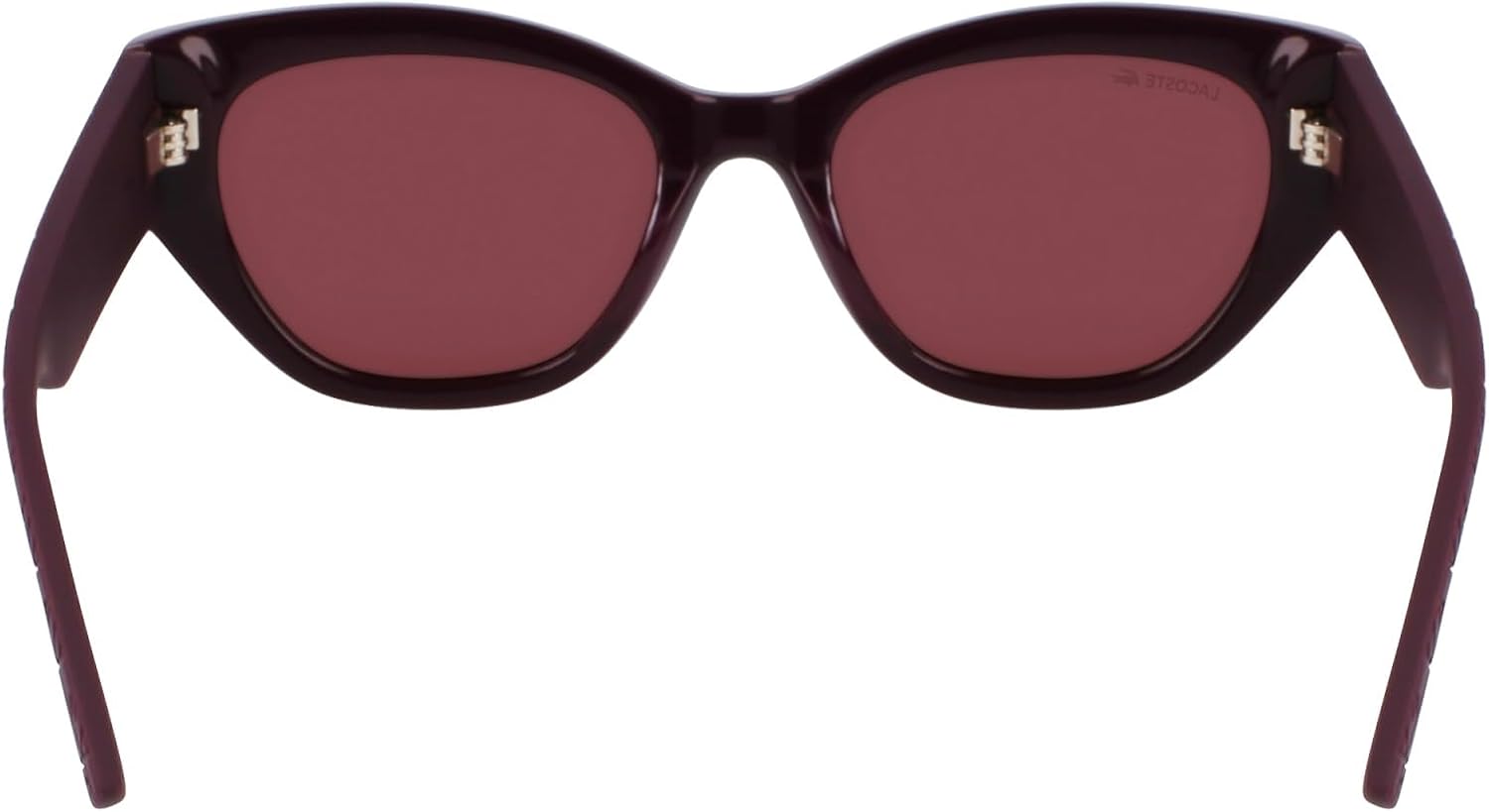 Detalle 1 de Lacoste Sunglasses Femme — lunettes féminines au style Monogram et branches ornées