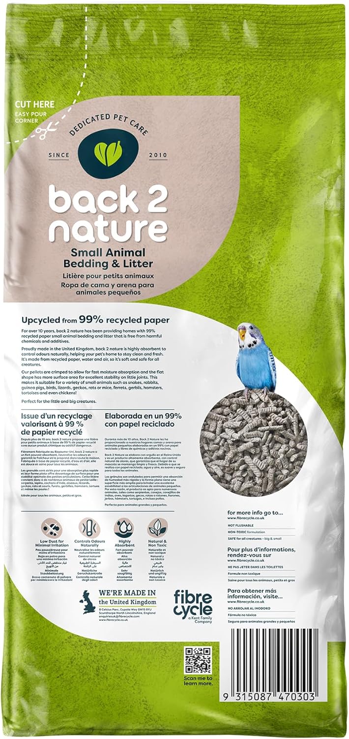 Thumbnail 2 de Back-2-Nature Small Animal Bedding & Litter 30L