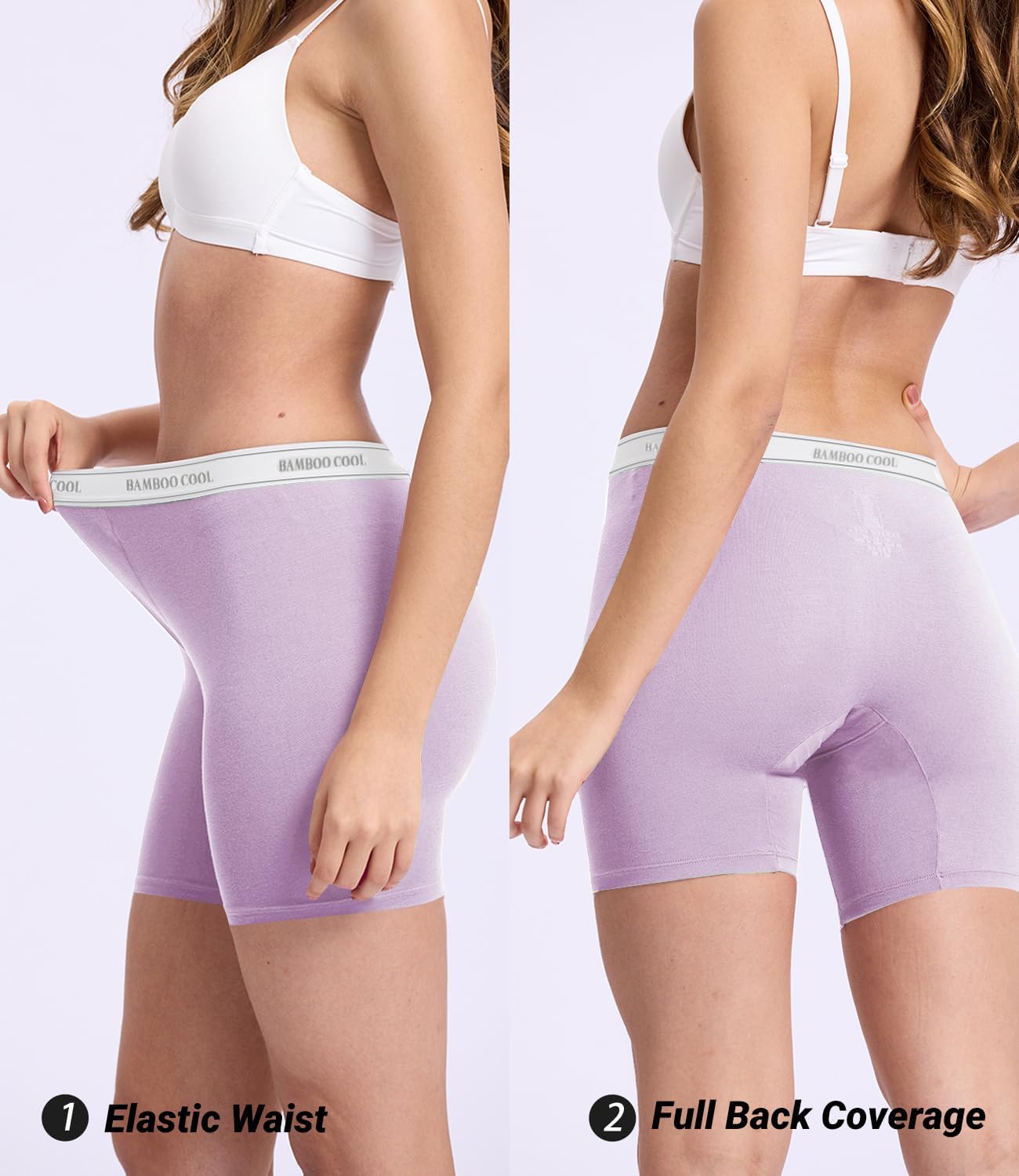 Thumbnail 3 de BAMBOO COOL BoyShorts 5 Pack