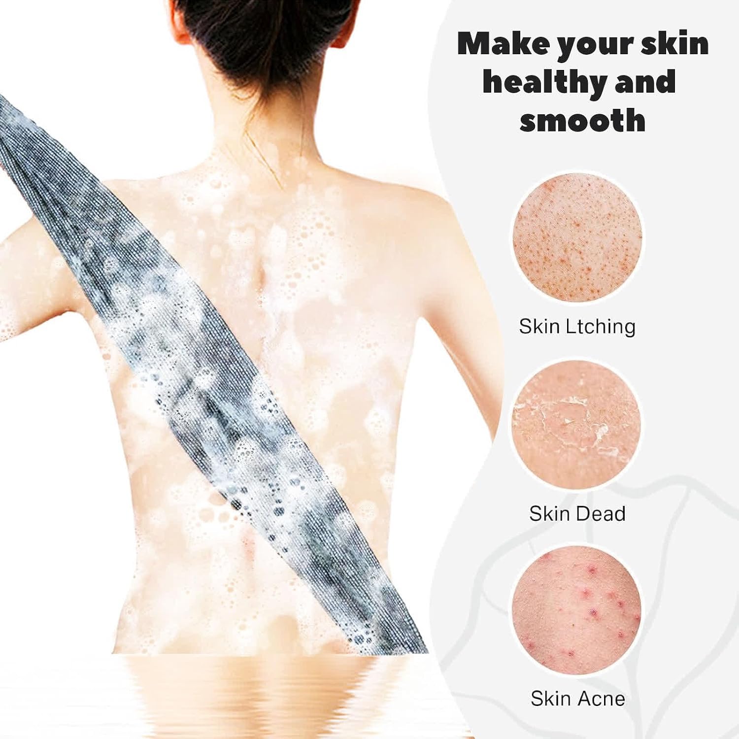 Thumbnail 4 de ANWEIXUE 2 Pcs Japanese Back Scrubber 39.4