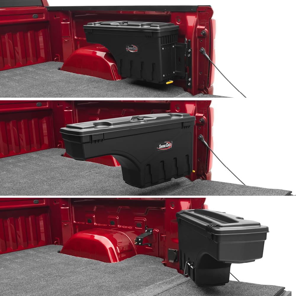 Detalle de RealTruck UnderCover SwingCase SC300D Truck Bed Storage Box for Dodge Ram (Driver's Side, 2002-2023)
