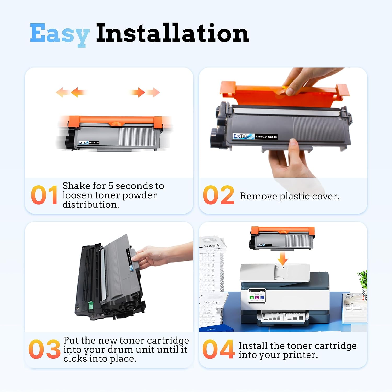 Detalle 1 de LxTek Compatible Toner Cartridges, 2-Pack