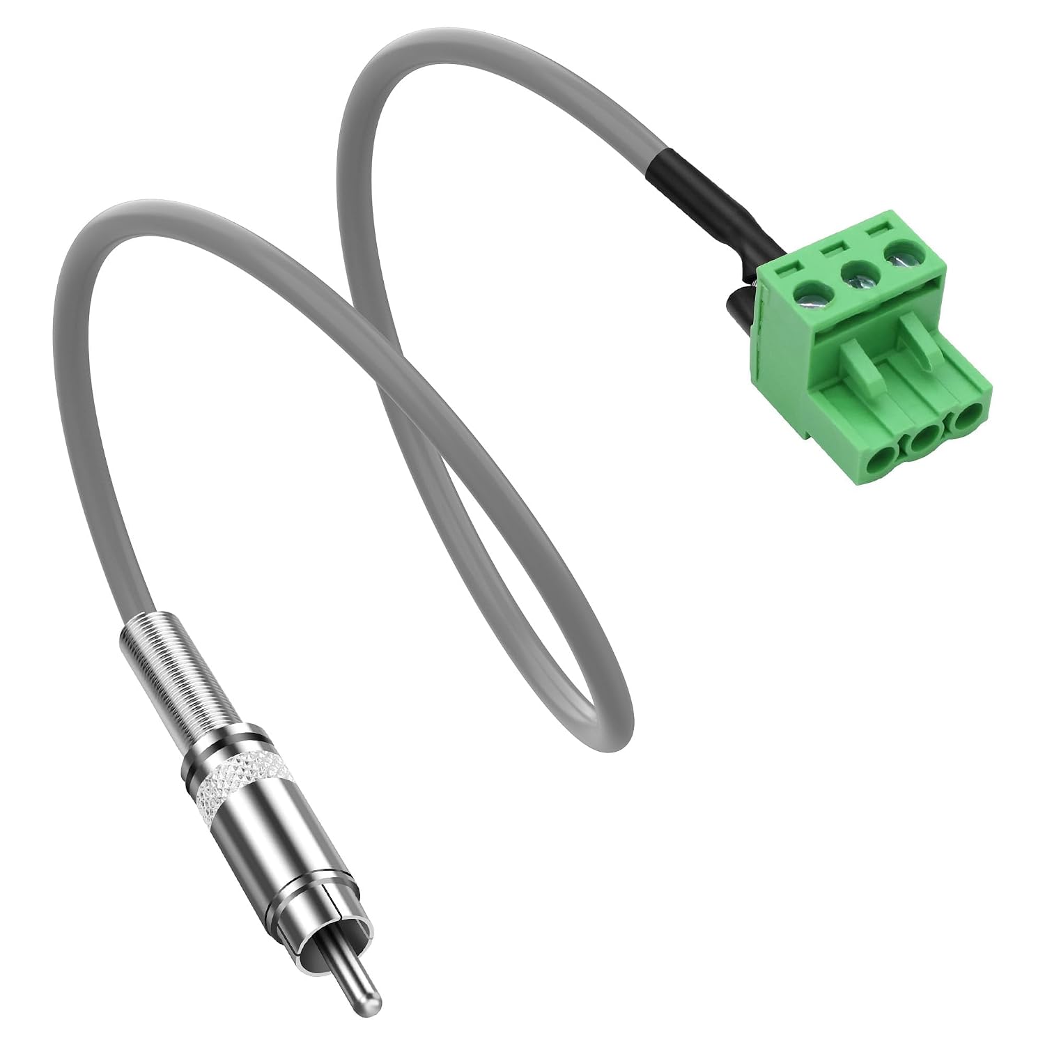 Detalle de XMSJSIY RCA-to-Phoenix audio cable, 50 cm