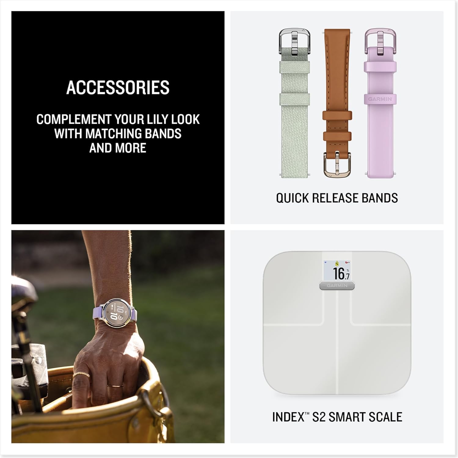 Thumbnail 5 de Garmin Lily 2 38mm GPS Smartwatch – Stylish, compact health & fitness tracker