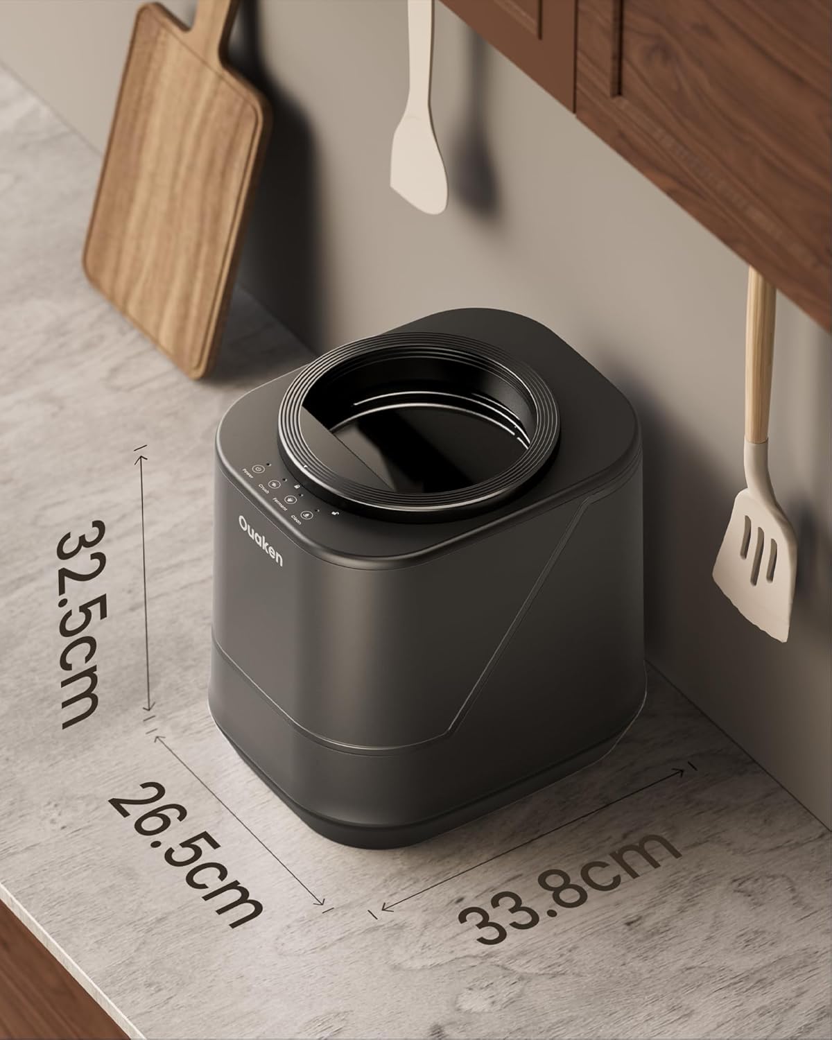 Thumbnail 6 de Composter Elettrico da Cucina 4L Ouaken: compostaggio domestico silenzioso e senza odori