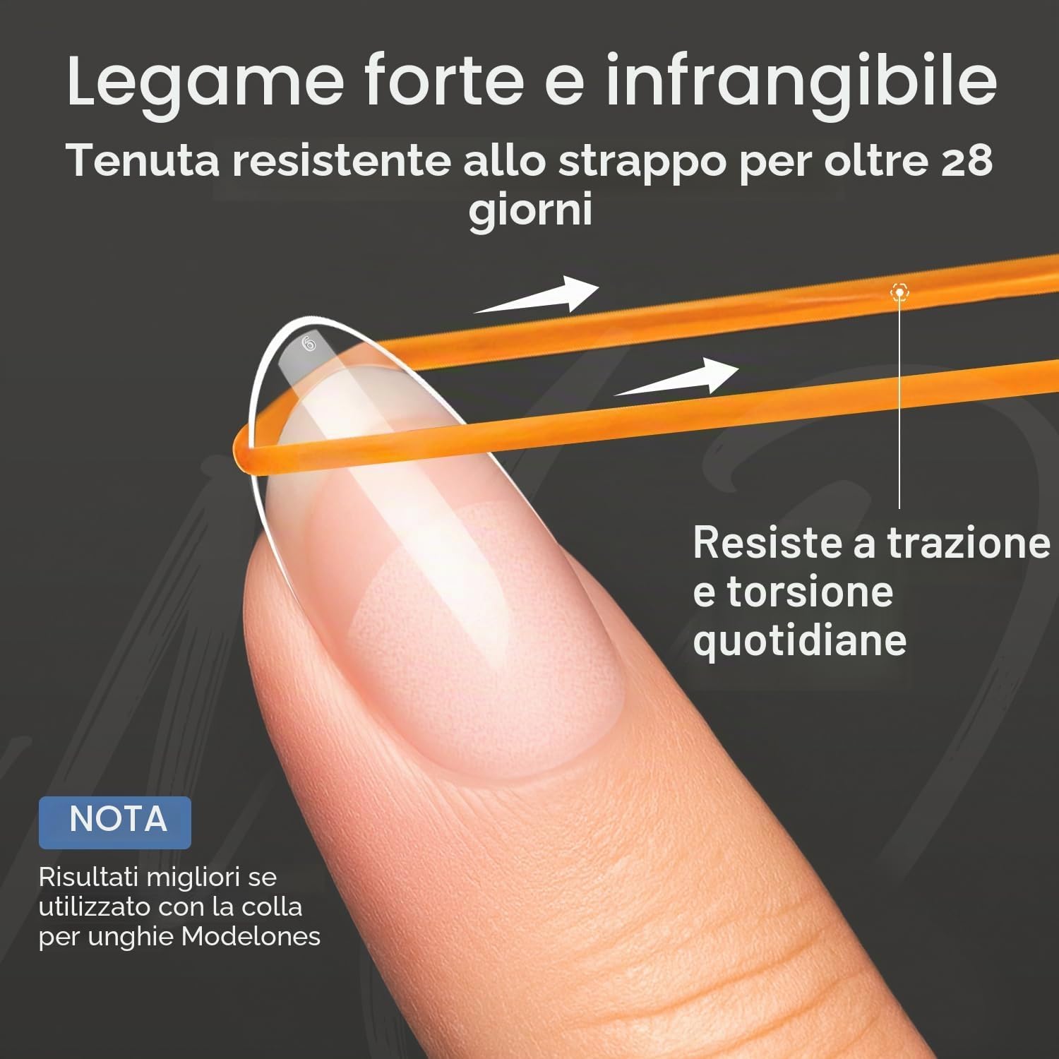 Thumbnail 6 de Modelones 360 Pezzi Unghie Finte in Gel - 15 Misure, Copertura Completa, Mandorla Corta XS (Semi Matte) per Manicure Professionale o DIY