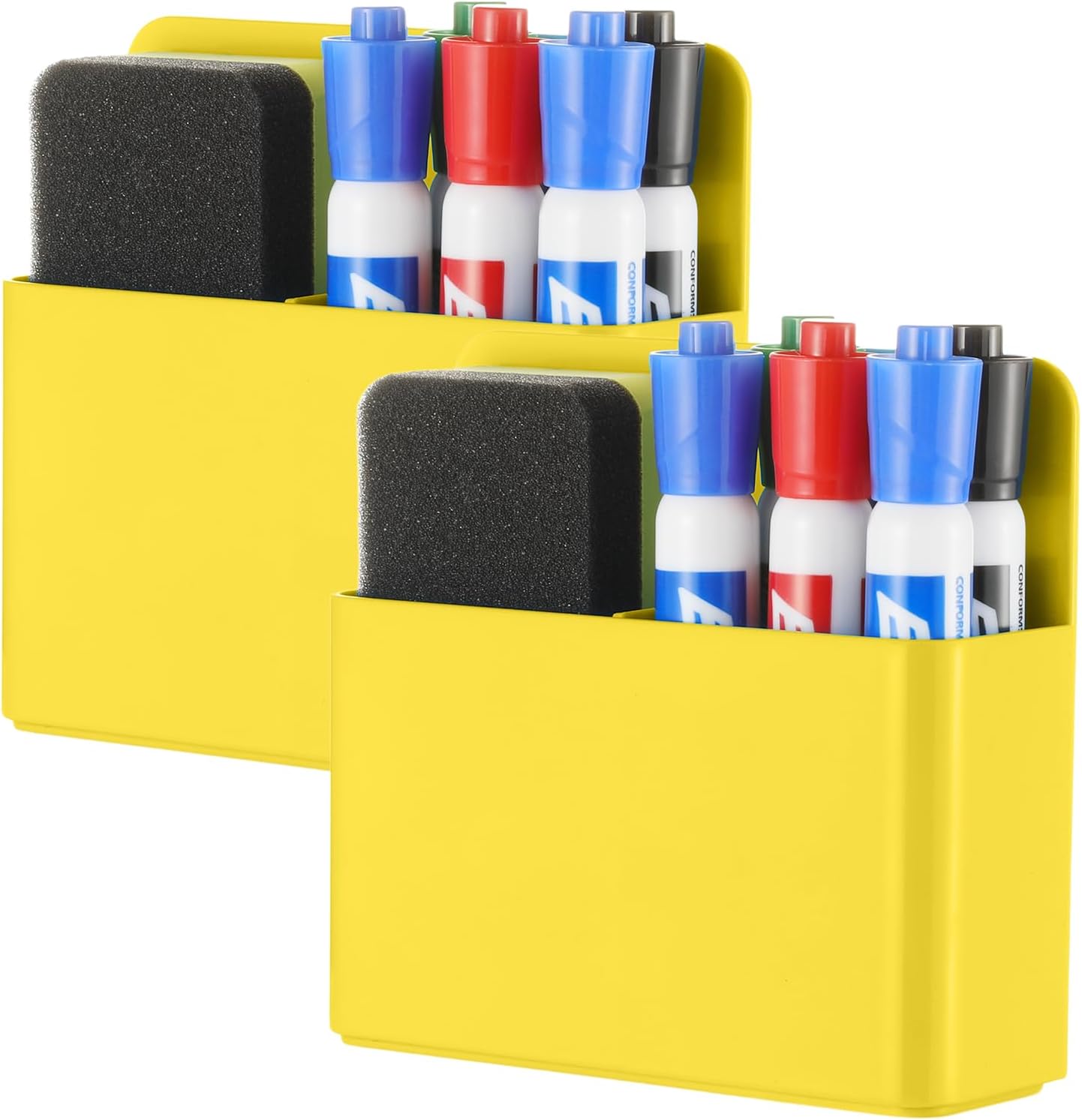 Detalle de Camelmother Camelmother324 Magnetic Marker Holders, 2-Pack, Adjustable Dividers