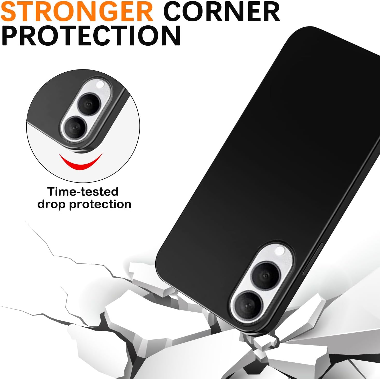 Detalle de Galful Ultradünne Hülle für Samsung Galaxy S25 Edge – 0,8 mm, mattes Hart-PC Case