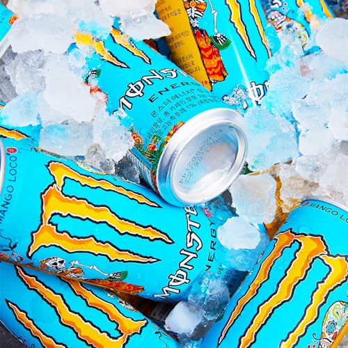 Detalle de Monster Energy Mango Loco: 24 lattine da 500 ml – energia esotica al mango