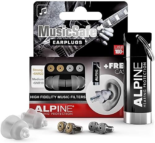 Alpine MusicSafe Bouchons d'oreilles – Protection auditive haute fidélité pour musiciens
