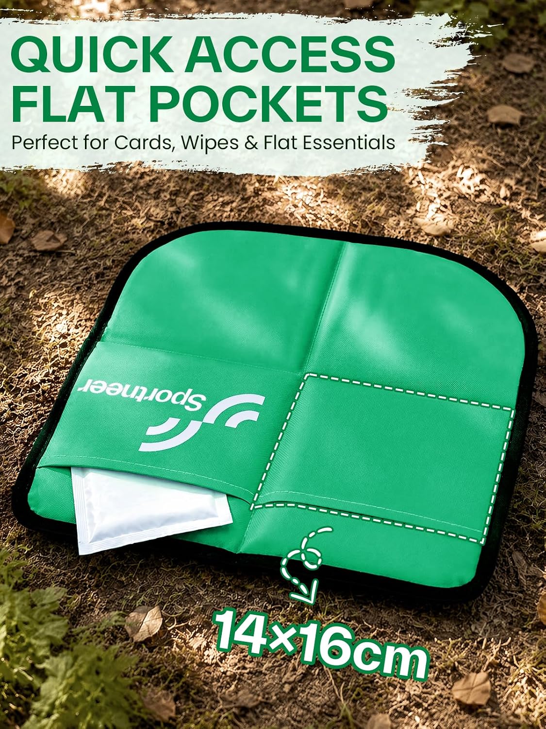 Thumbnail 4 de Sportneer CSP-01 Kids' Foldable Seat Pad with Water-Repellent Backing & Pockets