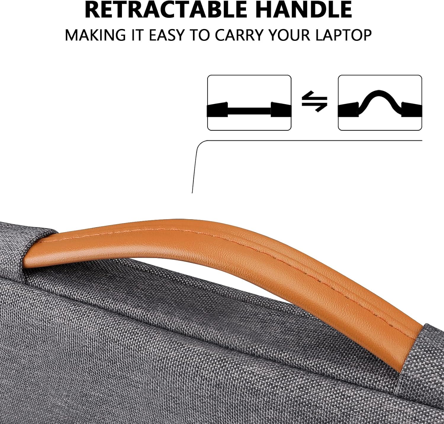 Thumbnail 4 de TECOOL 15.6-inch laptop sleeve — water-resistant case