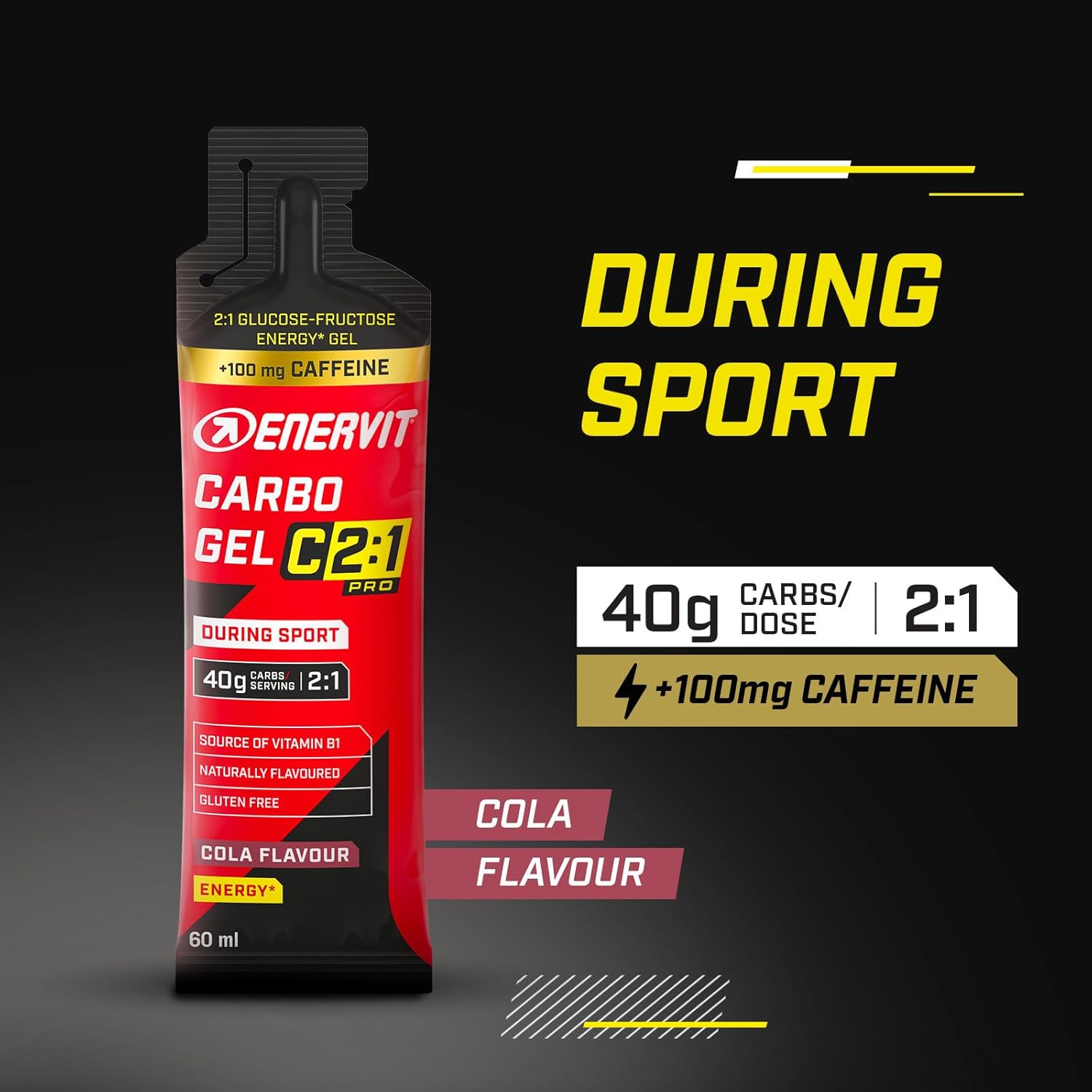 Thumbnail 1 de Enervit Carbo Gel C2:1PRO Café ☕️ Gel Energético 24 uds